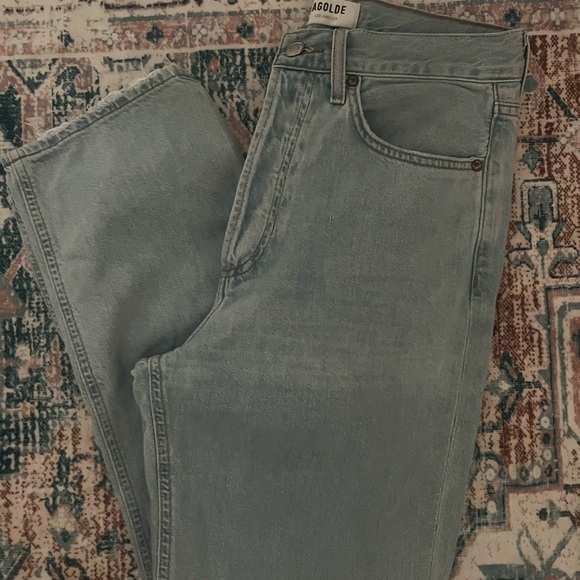 Agolde Denim - AGOLDE Light Blue Jeans